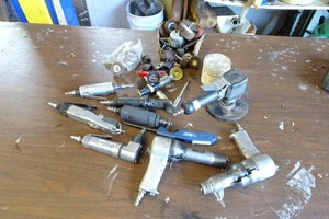 Assorted Pneumatic Tools and Accessories