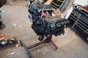 Ford 5.4L V8 Engine Block on Stand