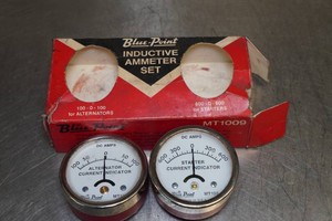 Vintage Blue Point Inductive Ammeter Set