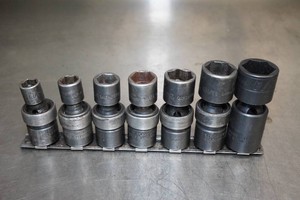 Snap-On 38 Drive Swivel Impact Sockets - SAE