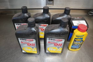 Assorted Automotive Oil and Filter