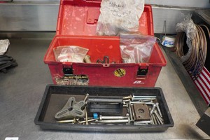 Tool Box with Assorted Pullers