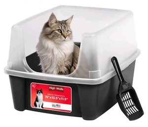 Large High Sided Cat Litter Box - Brand New