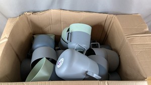 Assorted Plastic Drinking or Snack Mugs 30-Piece Lot - Brand New