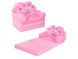  Foldable Princess Kids Couch Chair $39.99 Retail - Brand New