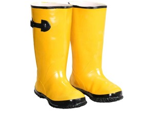 Custom Leathercraft Mens Size 10 Waterproof Rain Boots $38.99 Retail - Brand New
