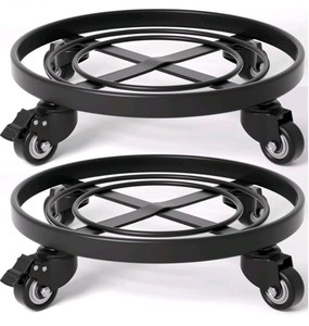 Amagabeli 14-Inch Heavy-Duty Rolling Plant Caddies 2-Pack $46.99 Retail - Brand New