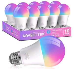DAYBETTER Smart A19 LED Bulbs 10-Pack $32.99 Retail - Brand New