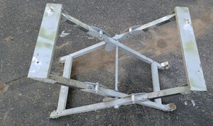 Universal Folding Metal Scissor Tool Stand S