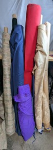 Assorted Upholstery and Drapery Fabric 8 Rolls G