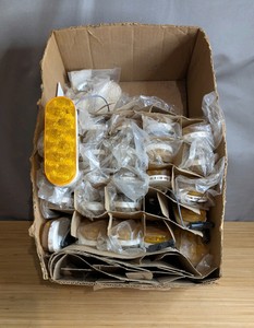 Amber Oval LED Trailer Clearance Lights 28-Pack G