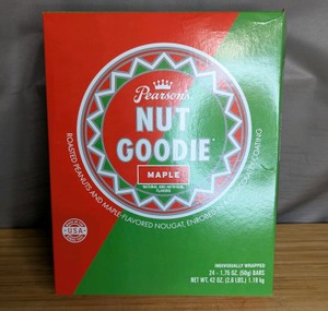 Pearsons Nut Goodie Maple Candy Bars 24-Count Box - Brand New