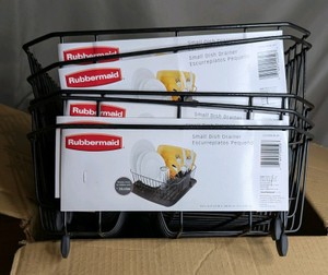 Rubbermaid Small Wire Dish Drainers 5-Pack $59.99 Retail - Brand New