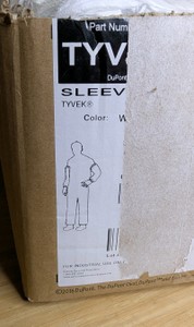 DuPont Tyvek Industrial Protective Sleeves Case Lot G