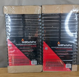GrillPartsPro Adjustable 19-Inch Cooking Grates 2-Pack $34.99 Retail - Brand New G