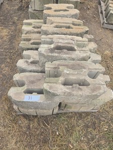 Pallet of Large Wall Blocks