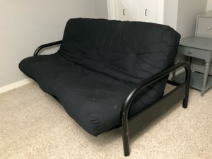 Black Metal Futon