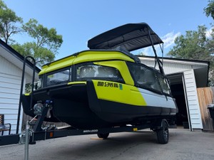 2022 Sea-Doo Switch Cruise 18 (170 HP Rotax) Jet Pontoon Boat wKaravan Single Axle Trailer