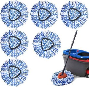 6 Spin Mop Replacement Heads
