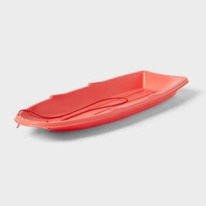 48 Plastic Sled with Rope Coral - Sun Squad Polyethylene, 200 lb Capacity