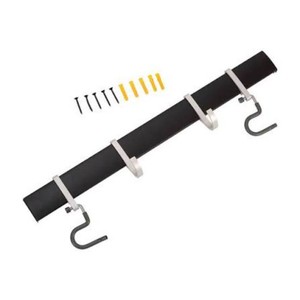 Pro Essentials Heavy Duty 4 Hook Organizer Bar, 24 in