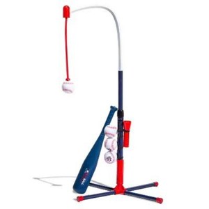 Franklin Sports MLB Playball 2 in 1 Grow With Me Batting Tee Toy Set for Kids Ages 3
