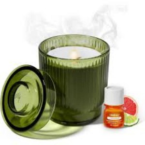 Lifelines Flameless Candle Diffuser with 2 Clickwick Essential Oil Blends
