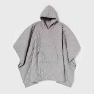 Room Essentials - Oversized Quilted Wearable Blanket Gray 60x80