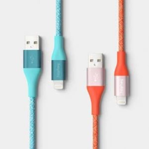 10ft USB-A to Lightning Braided Cable - 2pk - heyday Turquoise Poppy  4.66 out of 5 stars 23 2 Questions