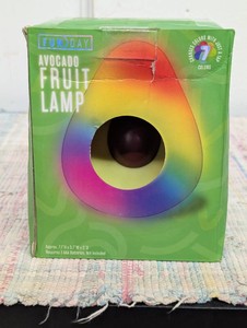 FunDay Avocado Fruit Lamp 7 Tall