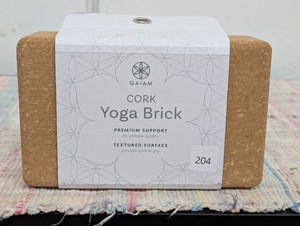 Gaiam Cork Yoga Brick