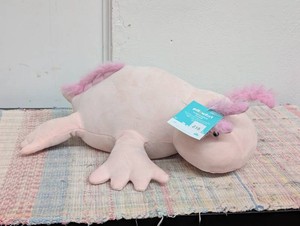 Axolotl Weighted Plush Kids Throw Pillow Light Pink - Pillowfort