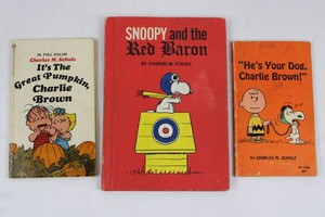 Vintage Charlie Brown & Snoopy Childrens Books (Lot of 3)