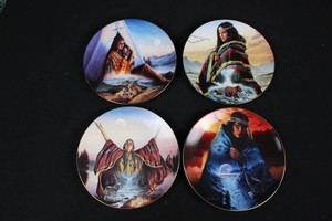 Hamilton Collection Clock of Visions Plates by Andrew Farley (Lot of 4)