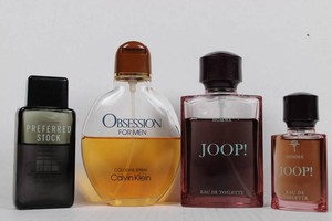 Calvin Klein Obsession, Joop Homme & Preferred Stock Fragrances (Lot of 4)