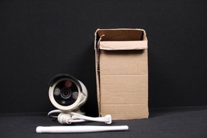 Outdoor-Style Security Camera With Antenna - Untested