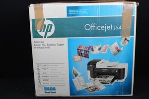 HP Officejet J6480 Wireless All-in-One Printer Fax Scanner Copier (turns on, otherwise not tested)