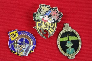 Disney Fantasmic, MGM Studios & Haunted Mansion Pins (Lot of 3)