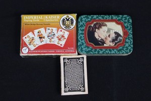 Piatnik Imperial Kaiser Playing Cards & Decorative Decks (Lot of 3)