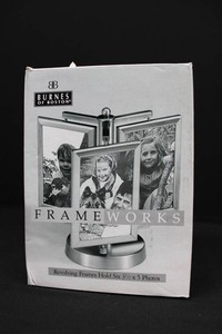 Burns of Boston Revolving Six-Photo Frame 3 12 X 5