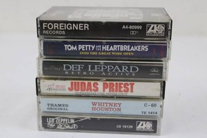 Classic Rock & Pop Music Cassette Tape Collection (Lot of 6)