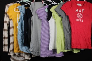 2010s Abercrombie & Fitch, Hollister, Gap & Adidas Womens Tops - 10-Piece Mixed Lot
