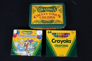 Crayola Collectors Colors, State Collection & 64 Crayon Mixed Lot