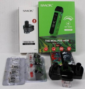 SMOK RPM40 40W Pod Mod Kit & RPM80 RGC Pods Mixed Lot
