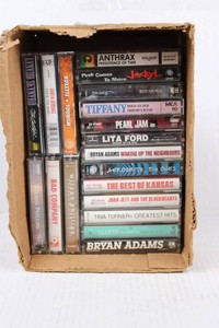 Vintage Rock, Pop & Country Music Cassette Tapes