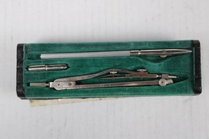 Vintage Drafting Compass and Technical Drawing Set - Case 1118