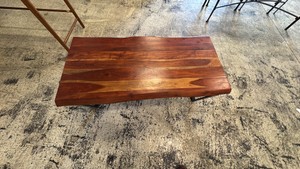 Raw Edge Wood Coffee Table or Bench
