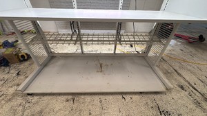 Large Rolling Garage or Workshop Storage Shelf and Work station