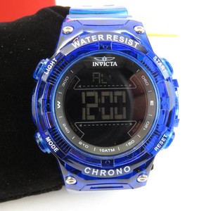 Invicta Racing Burnout Blue Mens Watch-52mm Chrono