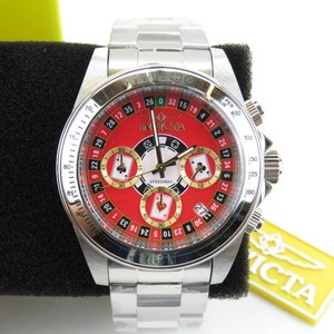 Invicta Speedway Monte Carlo Mens Watch-39.5mm, Steel, Roulette, Poker Casino